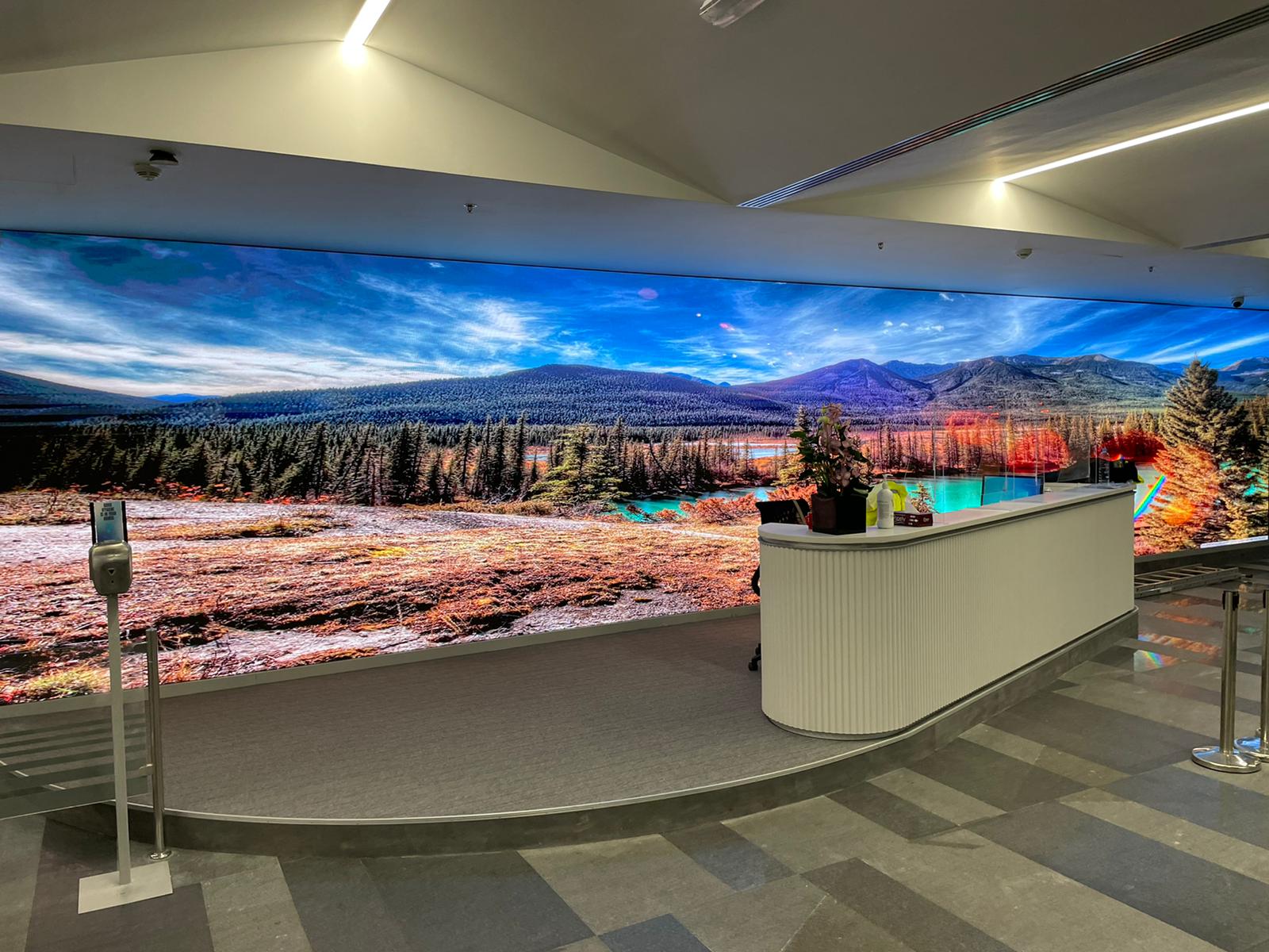 Videowall LED receptie