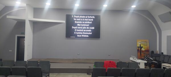 Ecran LED biserica