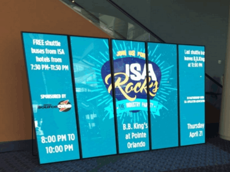 poster digital cu led LCD