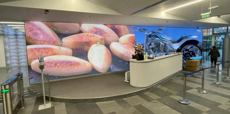 ecran video led cladiri birouri