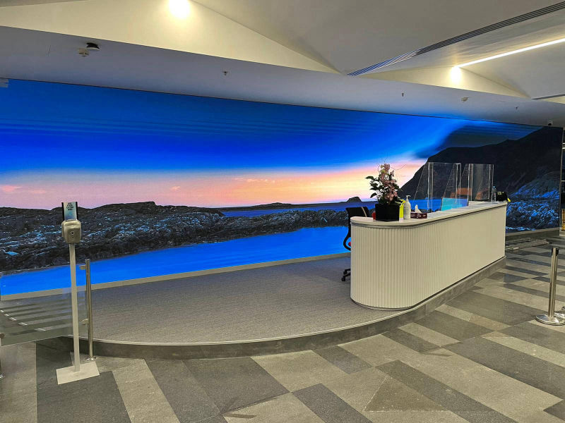 Display video receptie