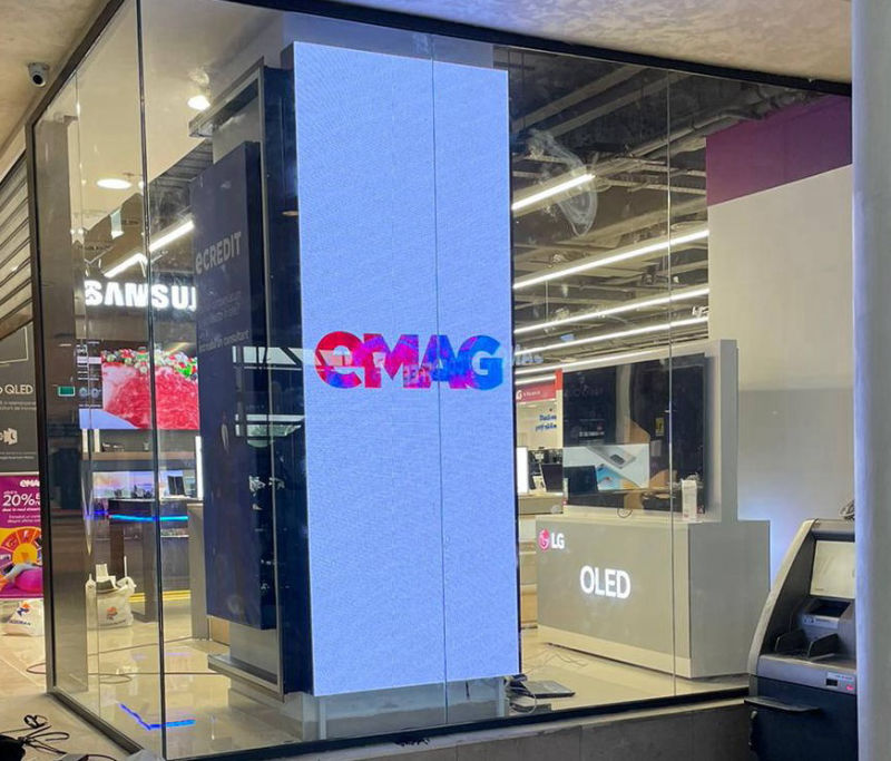 Ecran video led interior